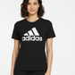 Adidas Cotton Geometric Fitted T-Shirt